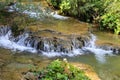 A stream on the river rapid