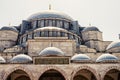 Fragment of the Suleymaniye mosque with the main dome