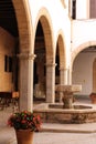 A fragment of the territory inside the Almudaina Palace. Palma de Mallorca. Majorca. Spain