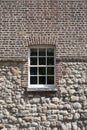 Wall of castle with window, Tower of London - UK Royalty Free Stock Photo