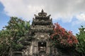 Fragment of traditional entrance gate in balinese house Royalty Free Stock Photo