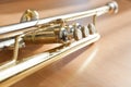 Fragment of a trumpet Royalty Free Stock Photo