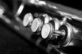 Fragment trumpet closeup Royalty Free Stock Photo