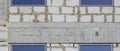 Fragment of an unfinished structure of a multi-storey building m Royalty Free Stock Photo