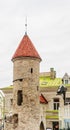 Viru Gate in the old town of Tallinn, Estonia Royalty Free Stock Photo