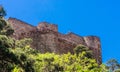 Fragment of walls of the Narikala fortress in Tbilisi, Georgia