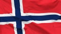 Fragment of a waving flag of the Kingdom of Norway in the form of background