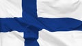 Fragment of a waving flag of the Republic of Finland in the form of background