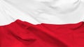 Fragment of a waving flag of the Republic of Poland in the form of background