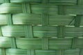 Green bamboo weaving