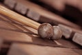 Fragment xylophone closeup