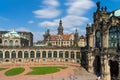 The Zwinger Palace and Building of the Old Masters Picture Gallery in Dresden, Germany