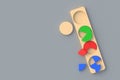 Fragmented circles. Educational logic toys