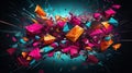 Fragmented Identity: A Vibrant Exploration of Self