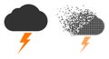 Fragmented Pixel and Original Thunderstorm Icon