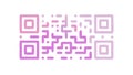 Fragmented Pixel QR Code, Vibrant Digital Art, vector design Generative AI Royalty Free Stock Photo