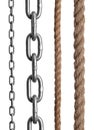 Fragments of a chain, rope Royalty Free Stock Photo