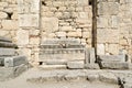 Fragments of the destroyed Church of St. Nicholas in Turkey.