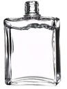 Fragrance bottle with clear liquid