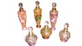 Fragrance bottles. perfume bottles. antique. collection Royalty Free Stock Photo