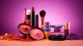 fragrance cosmetic product background