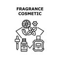 Fragrance Cosmetic Concept Black Illustration