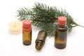 Fragrance oil bottles Royalty Free Stock Photo