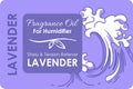 Fragrance oil for humidifier, lavender labels