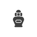 Fragrance perfume bottle vector icon