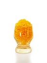 Fragranced sea salt in a glass. Royalty Free Stock Photo