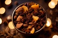 Fragrant Bliss Spiced Holiday Potpourri.AI Generated