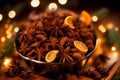 Fragrant Bliss Spiced Holiday Potpourri.AI Generated