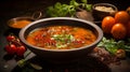 Fragrant bowl of South Indian rasam