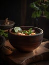 A fragrant bowl of tomyumkung, Generative AI