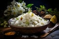 Fragrant and fluffy coconut rice, a South Indian staple that transports you to the coastal shores