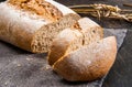 Fragrant fresh-baked rye bread