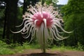 Fragrant Giant onion flower. Generate Ai