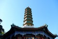 Fragrant Hills Pagoda glazed tower in Xiangshan park, Beijing, China