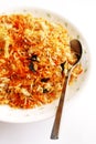 Fragrant Indian rice dish - bryani Royalty Free Stock Photo