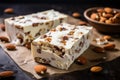 Fragrant Nutty nougat. Generate Ai