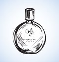 Fragrant Perfume. Vector illustration