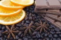 Fragrant spices, coffee, orange and chocolate