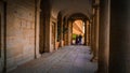 Frailes hidden gardens at the monastery and royal place El Escorial in Spain Royalty Free Stock Photo