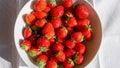 Marat des bois strawberries from Perigord Noir in France Royalty Free Stock Photo