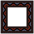 Frame tile mosaic Royalty Free Stock Photo
