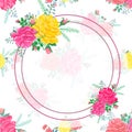 Frame abstract flowers rose 2-01