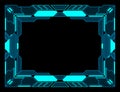 Frame abstract technology future interface hud Royalty Free Stock Photo