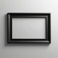 The frame appears empty highlighting its clean lines and understated elegance Royalty Free Stock Photo