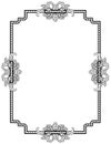 Frame Border Art Vintage Deco Style Illustration Royalty Free Stock Photo