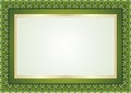 Frame - Border with Green Color Style Design